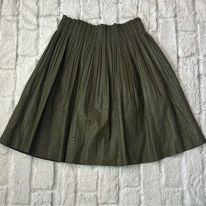 Anthropologie Ellene Faux Leather Mini Skirt Size XS